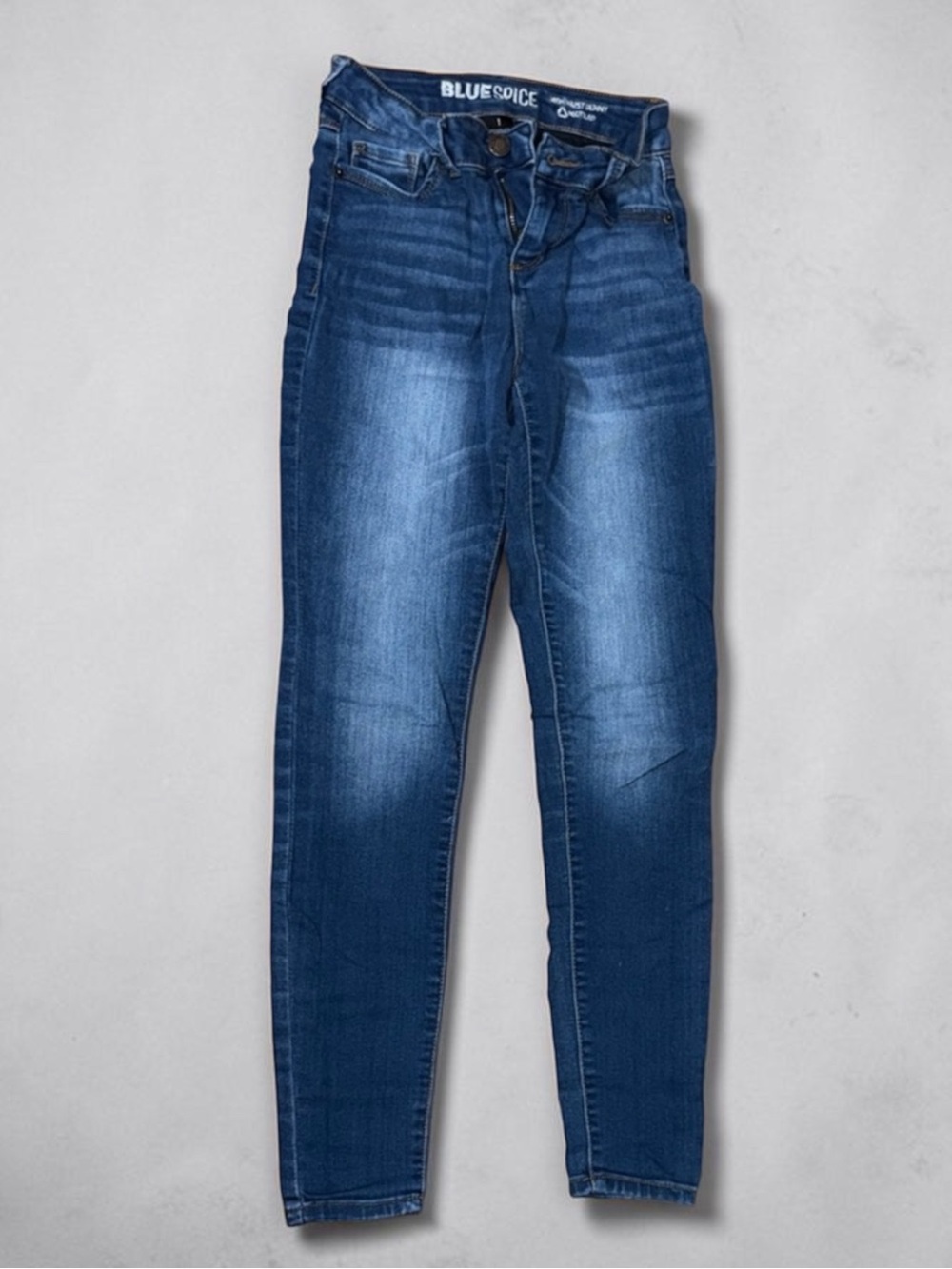 Blue Spice Women's High Rise Dark Blue Jeans